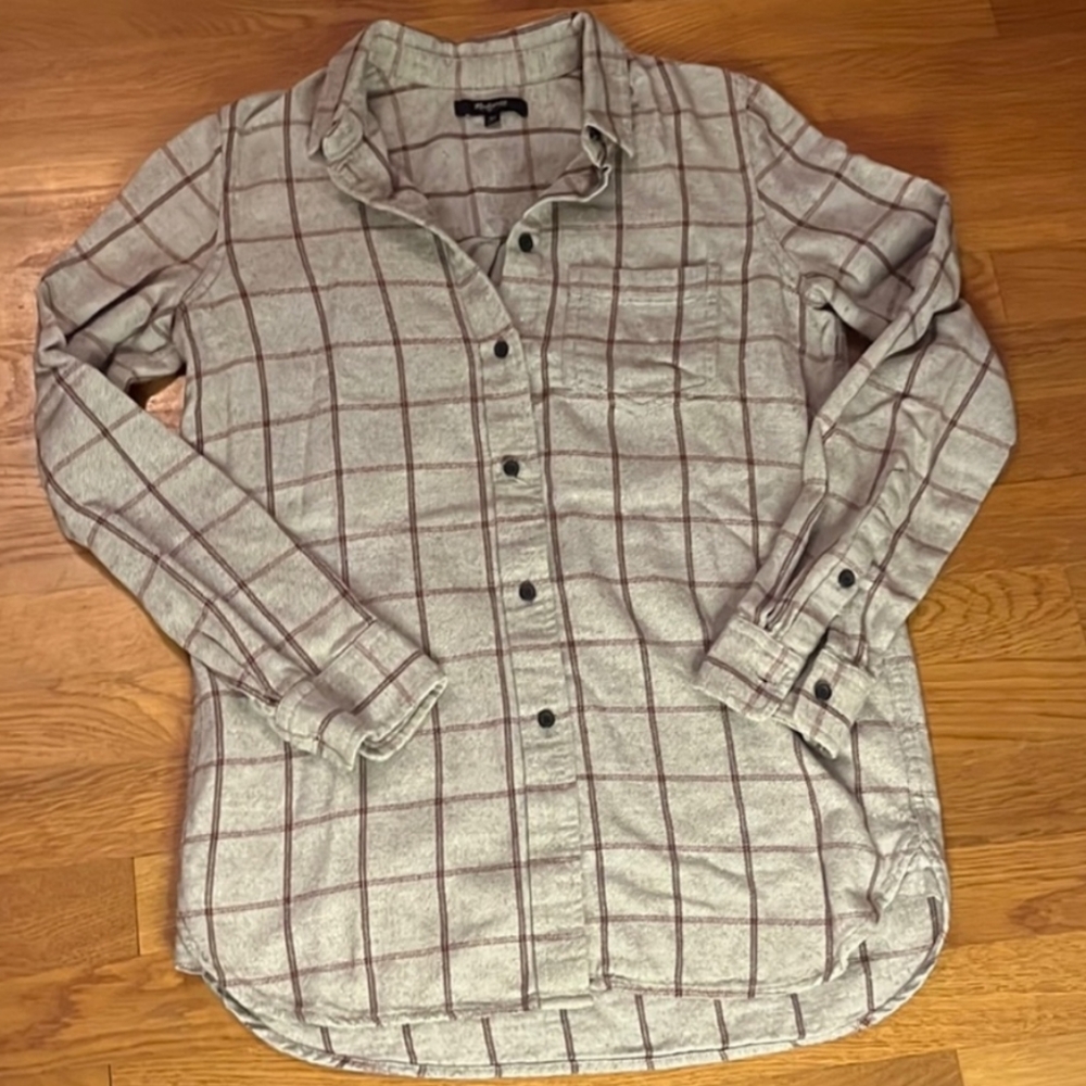 ⭐️MADEWELL PLAID TOP